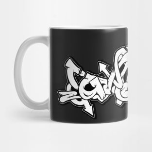 Wild style abstract graffiti arrows Mug